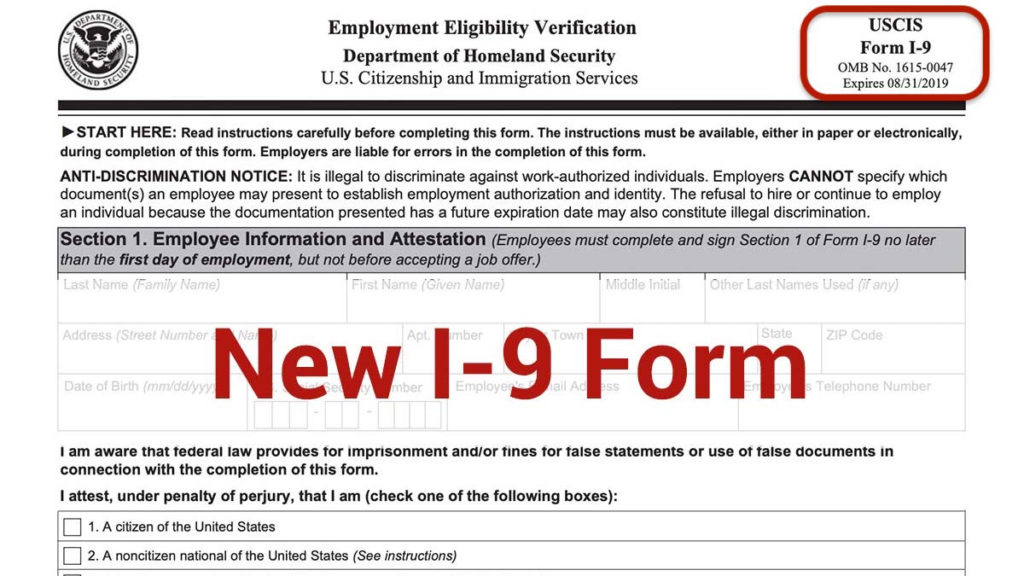 Printable I 9 Form For 2023 Printable Forms Free Online