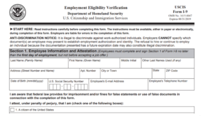 application for renewal of green card is enough for I9 form