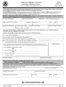 Uscis Form I-90 Pdf - I9 Form 2023 Printable